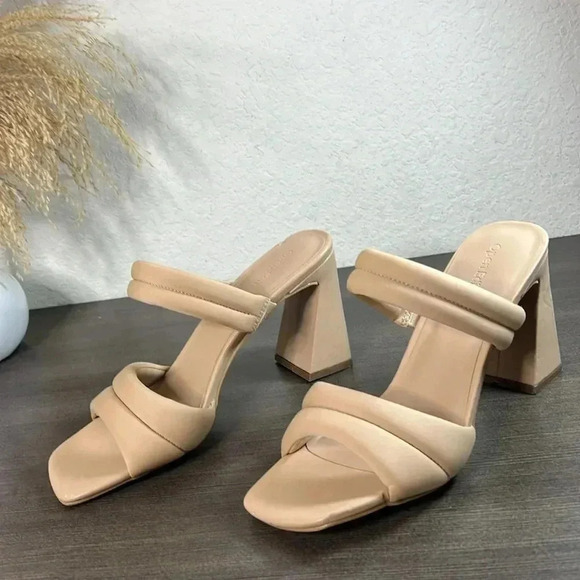 NEW- Open Edit Block Heel Sandals Size 10 - Picture 9 of 12